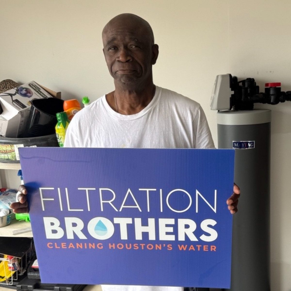 Customer testimonial with Filtration Brothers team member